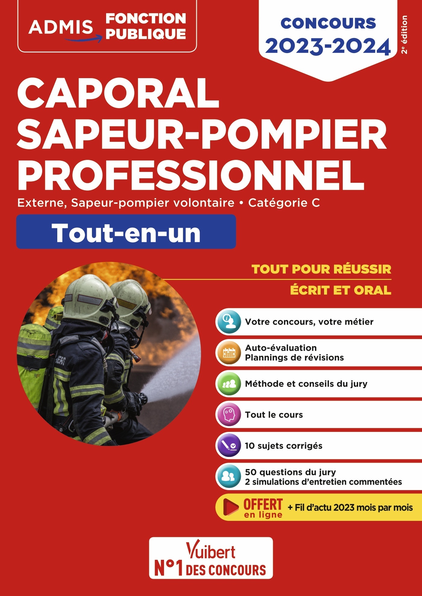 CONCOURS CAPORAL SAPEUR-POMPIER PROFESSIONNEL - TOUT-EN-UN - CATEGORIE C - CONCOURS EXTERNE ET CONCO - François Lavedan - VUIBERT