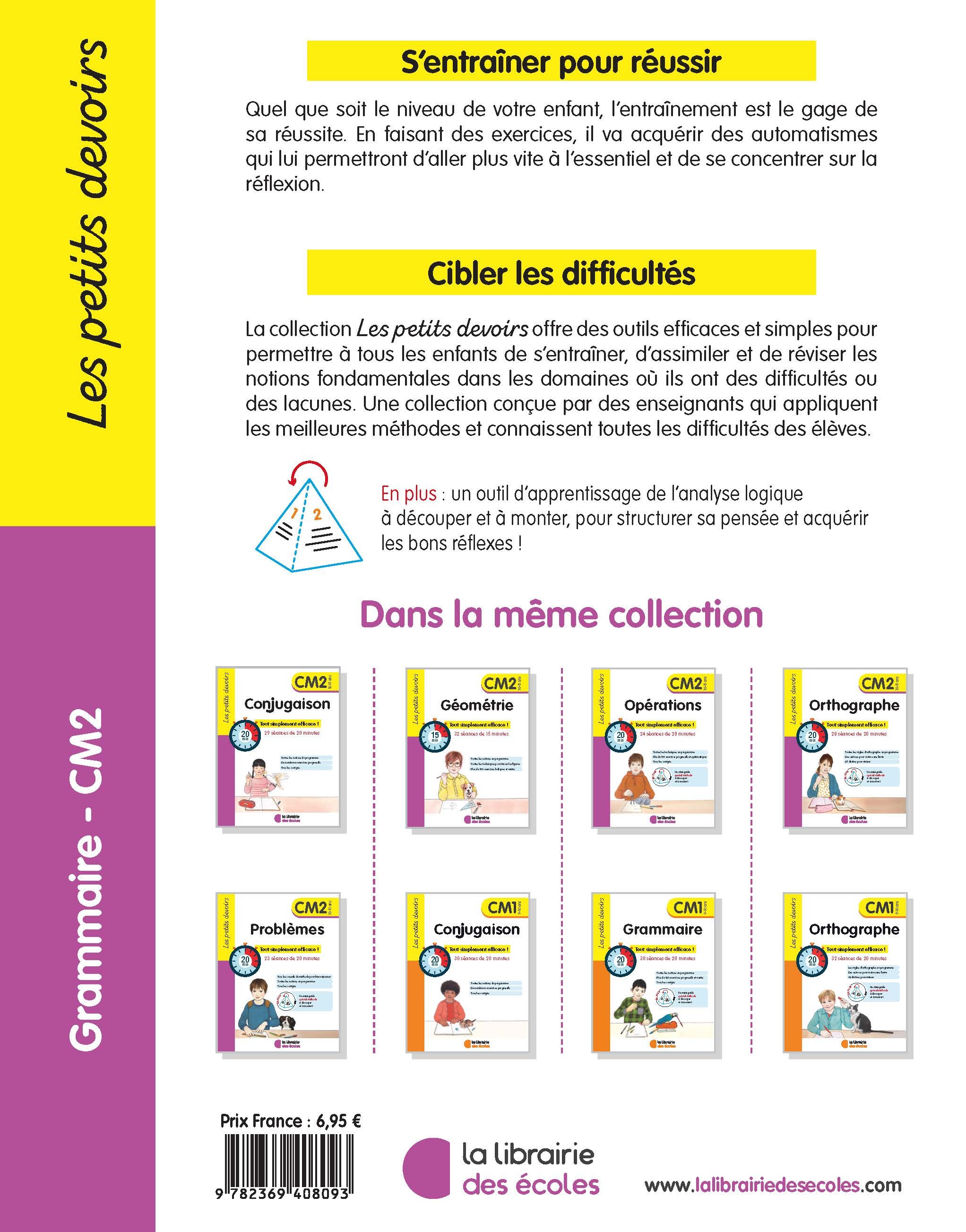 LES PETITS DEVOIRS - GRAMMAIRE CM2 - Alice Gravier - LIB DES ECOLES