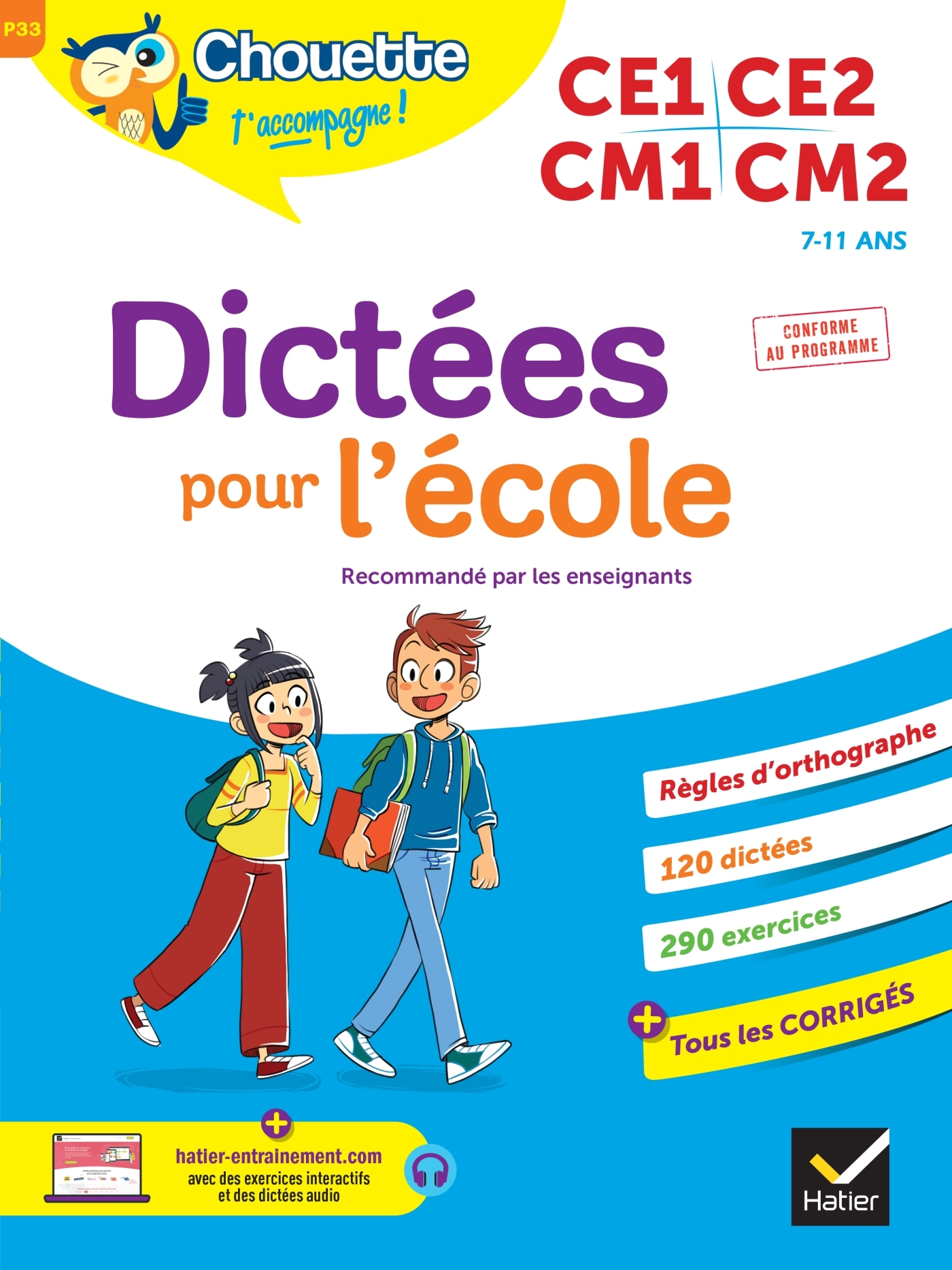 DICTEES POUR L-ECOLE CE1/CE2/CM1/CM2 - Sophie Valle - HATIER