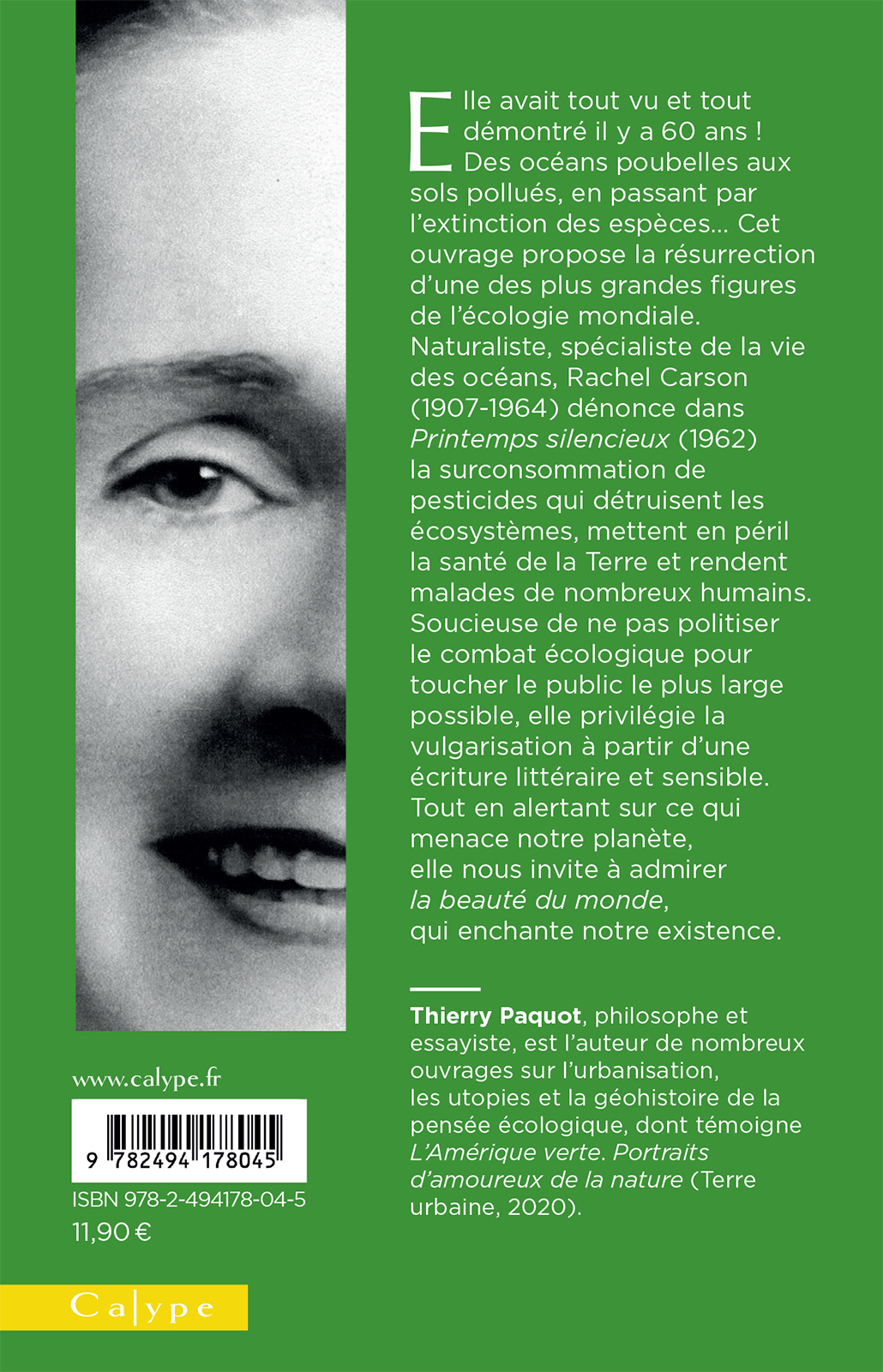 Rachel Carson - Thierry Paquot - CALYPE