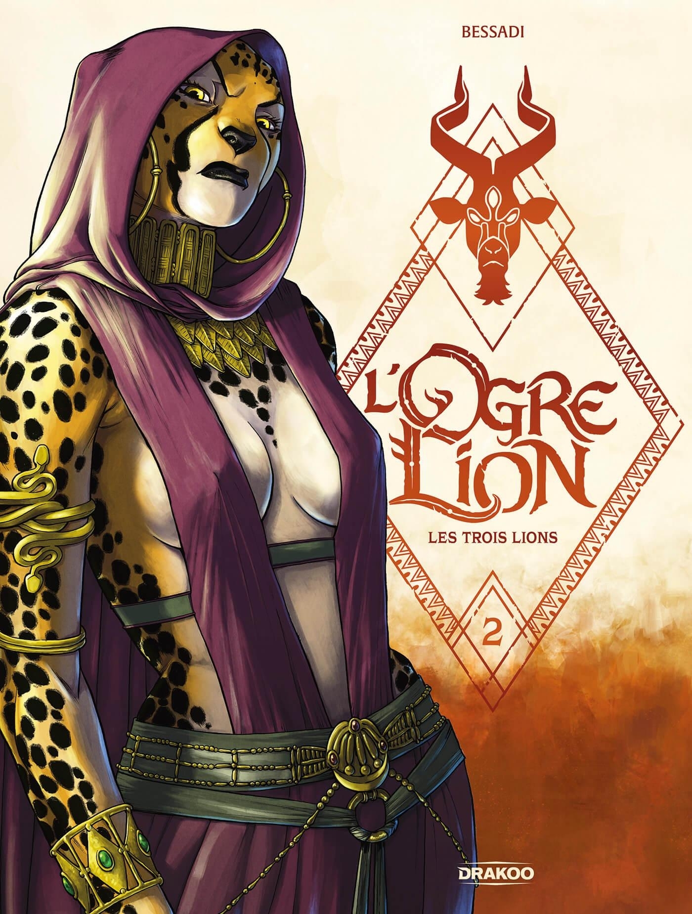 OGRE LION T02/3 - LES TROIS LIONS - Bruno Bessadi - DRAKOO