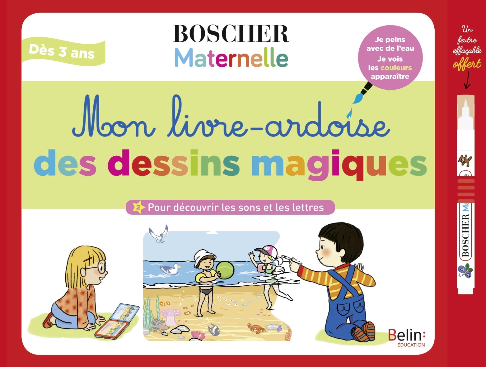 MON LIVRE-ARDOISE DES DESSINS MAGIQUES - VOCABULAIRE - Fabien Laurent - BELIN EDUCATION