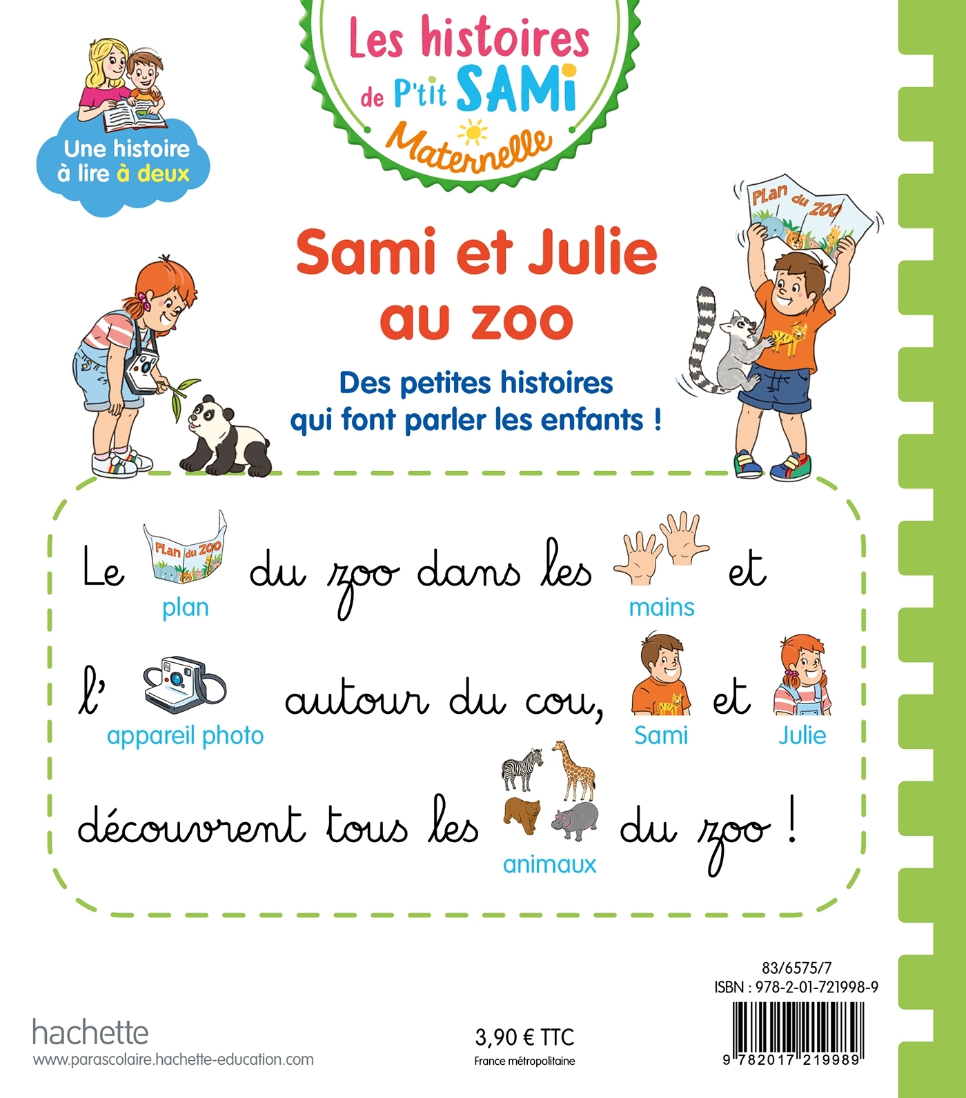 LES HISTOIRES DE P-TIT SAMI MATERNELLE (3-5 ANS) : LE ZOO - Alain Boyer - HACHETTE EDUC