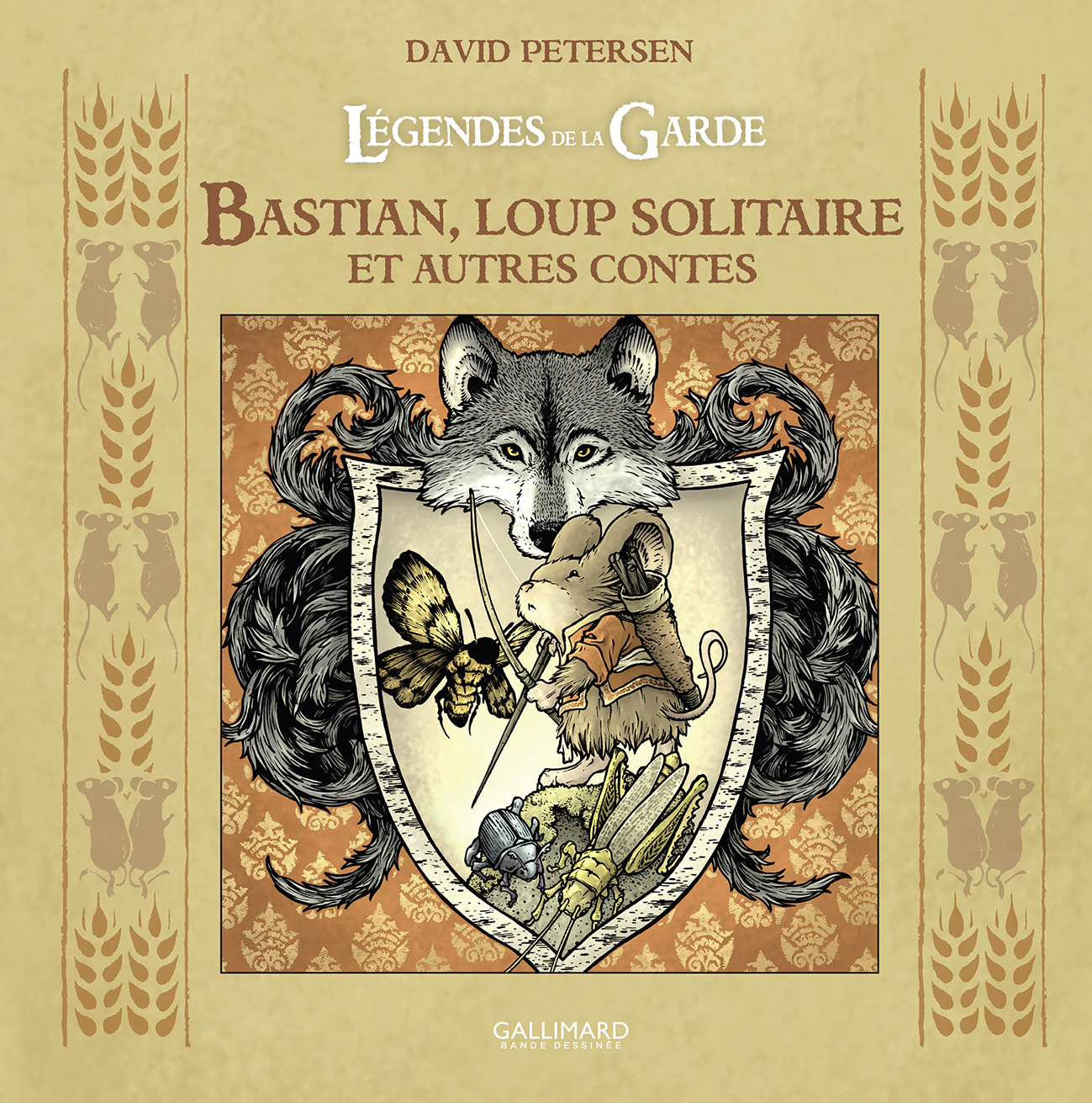 LEGENDES DE LA GARDE BASTIAN LOUP SOLITAIRE - David Petersen - GALLIMARD BD