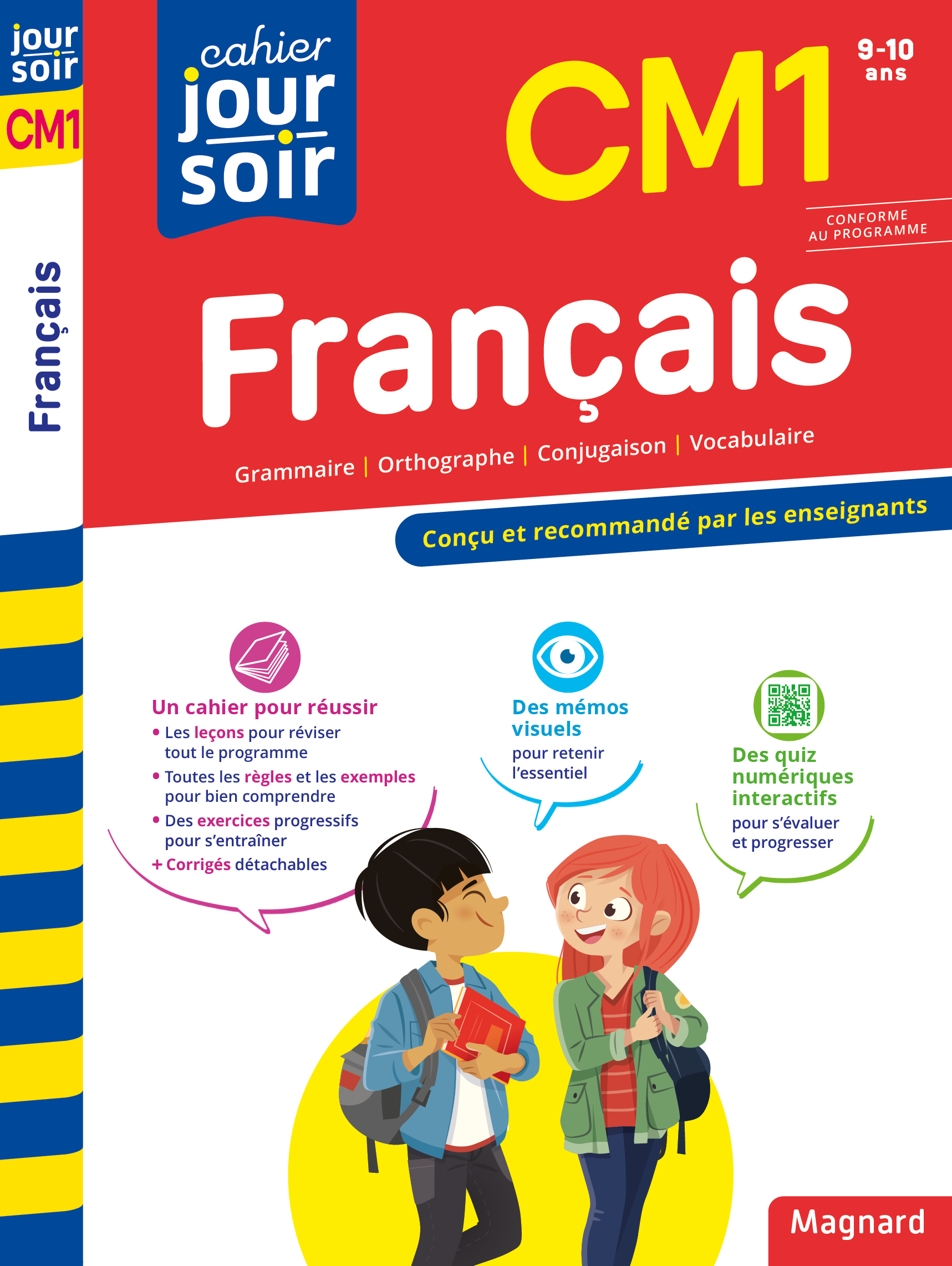 FRANCAIS CM1 - CAHIER JOUR SOIR - CONCU ET RECOMMANDE PAR LES ENSEIGNANTS - Bernard Séménadisse - MAGNARD