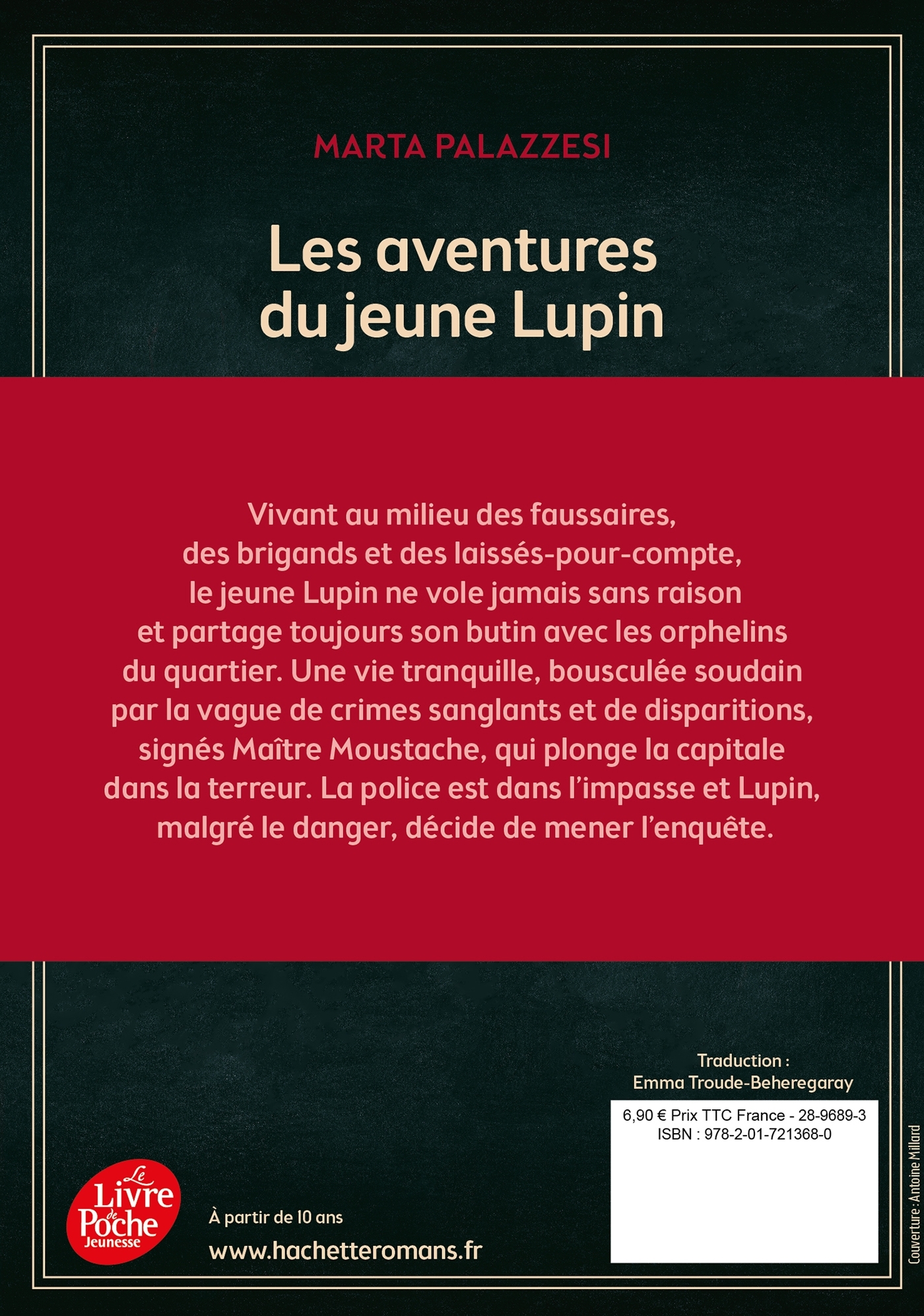 Les aventures du jeune Lupin - Tome 1 - Marta Palazzesi - POCHE JEUNESSE