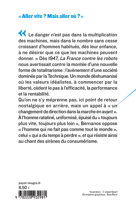 LA FRANCE CONTRE LES ROBOTS - Georges Bernanos - PAYOT