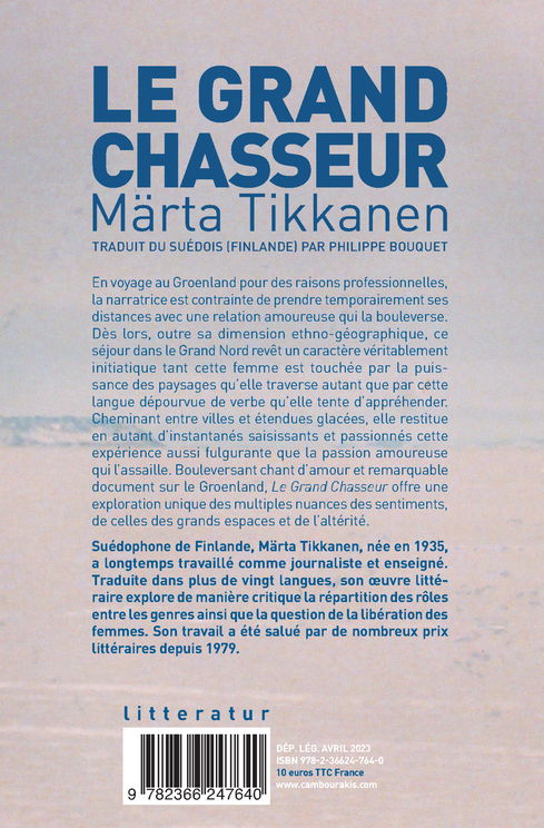 LE GRAND CHASSEUR - Märta Tikkanen - CAMBOURAKIS