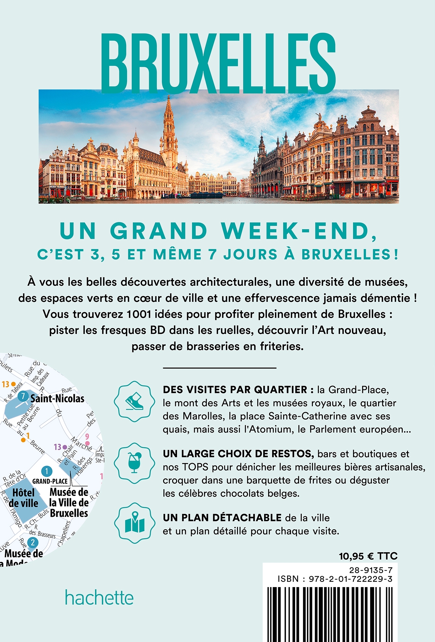 BRUXELLES. GUIDE UN GRAND WEEK-END -   - HACHETTE TOURI