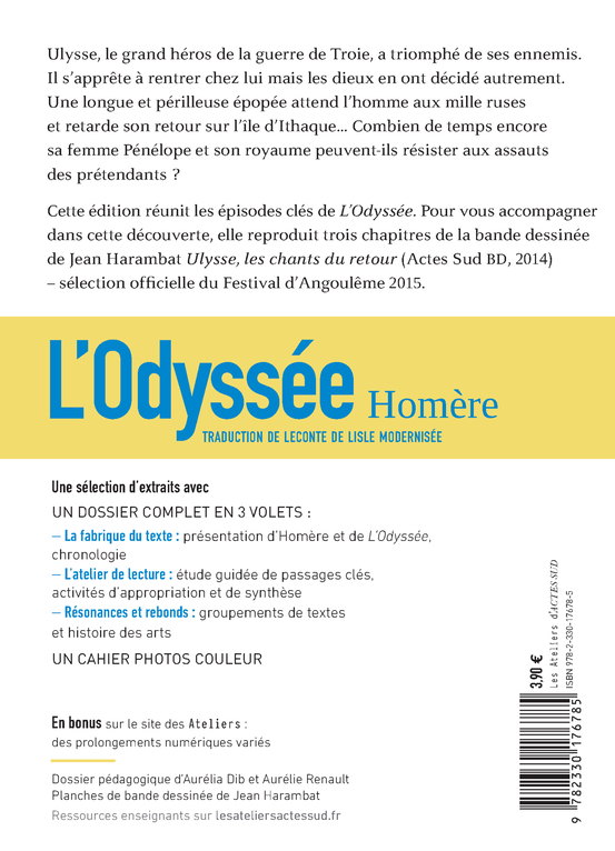 L-ODYSSEE -  Homère - ACTES SUD