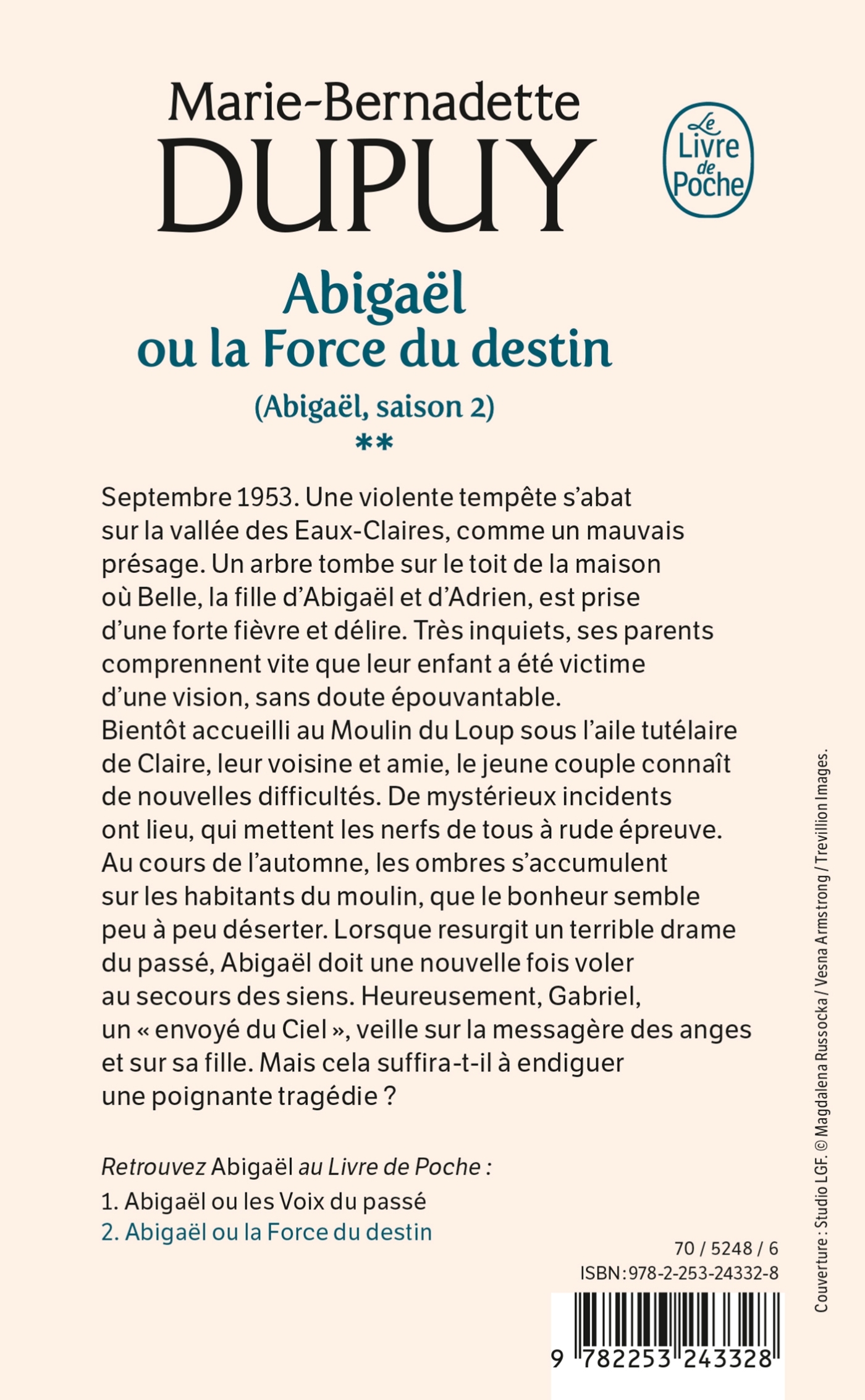 ABIGAEL OU LA FORCE DU DESTIN (ABIGAEL SAISON 2, TOME 2) - Marie-Bernadette Dupuy - LGF