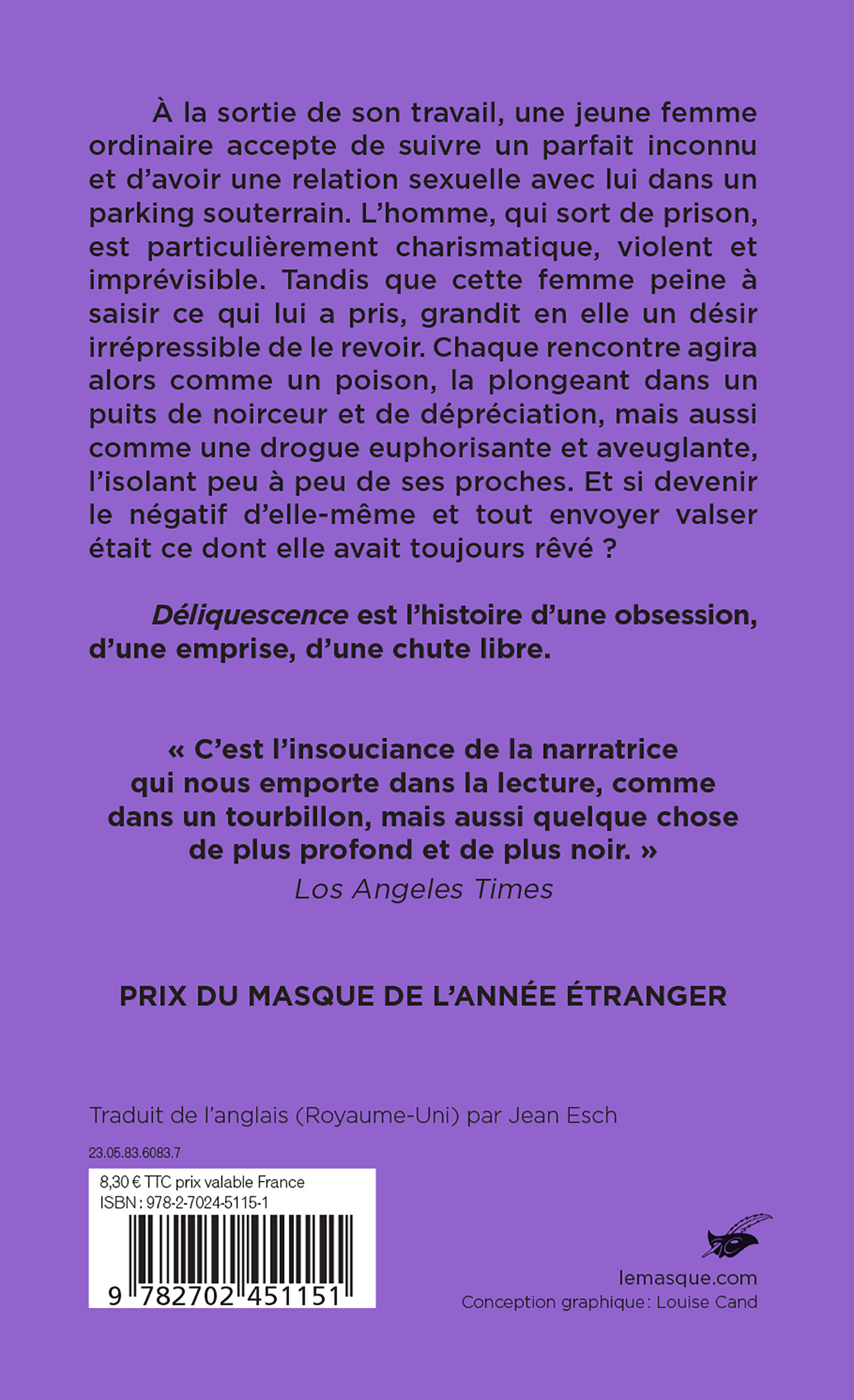 DELIQUESCENCE - Deborah Kay Davies - ED DU MASQUE