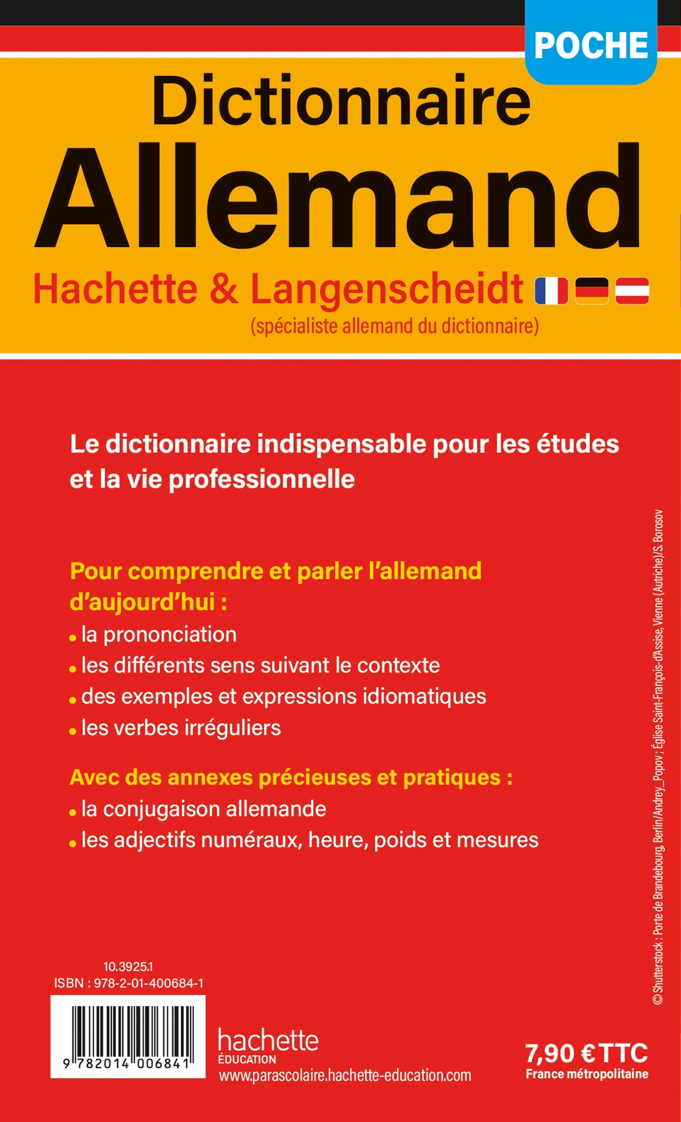 DICTIONNAIRE HACHETTE POCHE ALLEMAND -   - HACHETTE EDUC