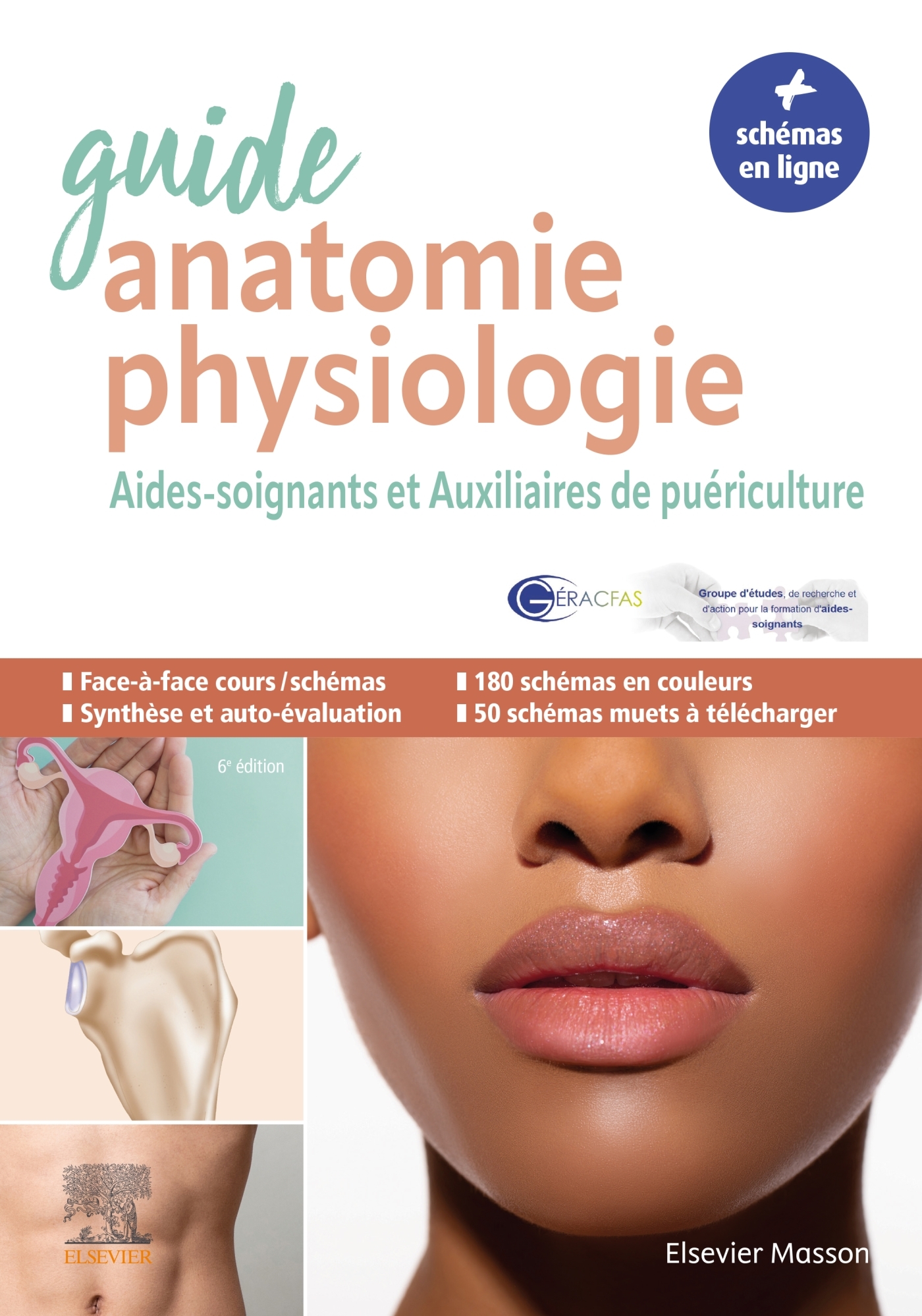 GUIDE ANATOMIE ET PHYSIOLOGIE POUR LES AS ET AP - AIDES-SOIGNANTS ET AUXILIAIRES DE PUERICULTURE - L -   - MASSON