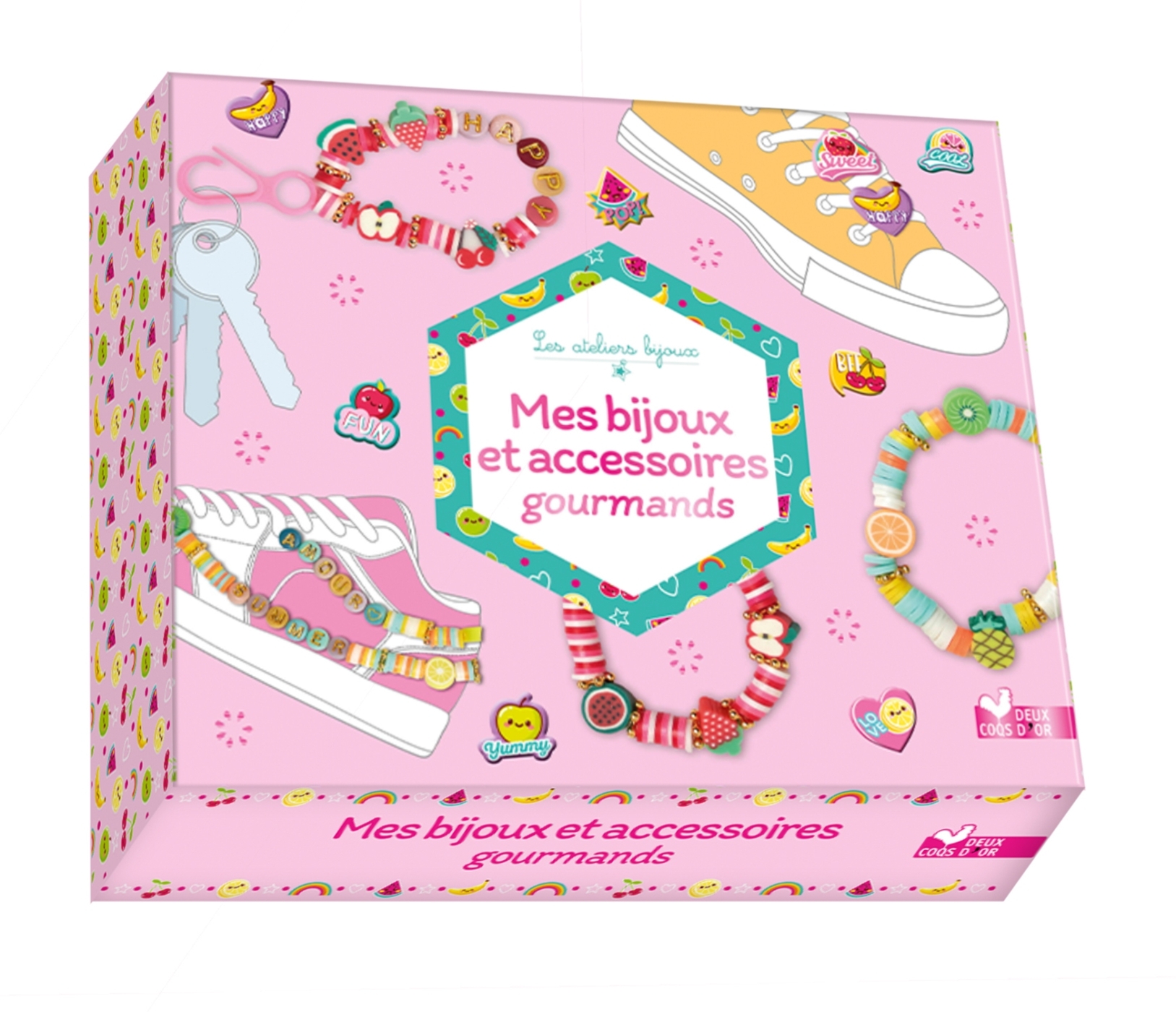 MES BIJOUX ET ACCESSOIRES GOURMANDS - COFFRET AVEC ACCESSOIRES - Laetitia Lazerges - DEUX COQS D OR