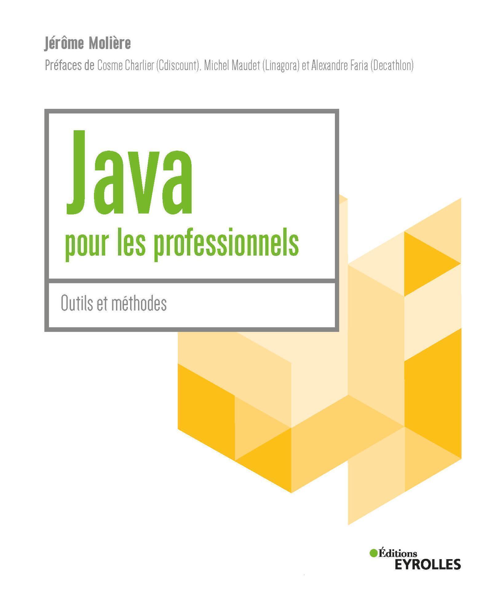 JAVA POUR LES PROFESSIONNELS - MASTERCLASS JAVA - PREFACES DE COSME CHARLIER (CDISCOUNT) ET BEN-AMAR - Jérôme Molière - EYROLLES