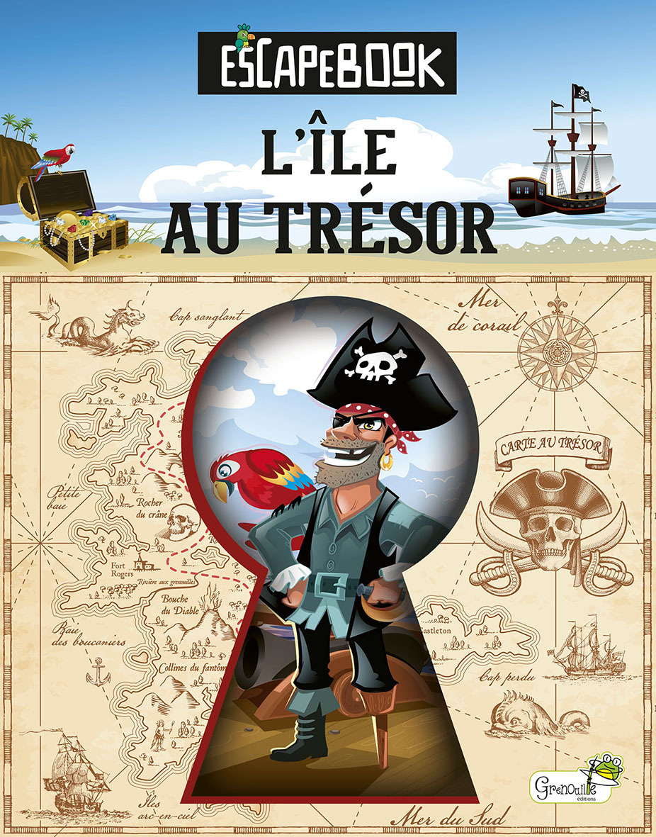 L-ILE AU TRESOR  ESCAPEBOOK - Alberto Jiménez García - GRENOUILLE