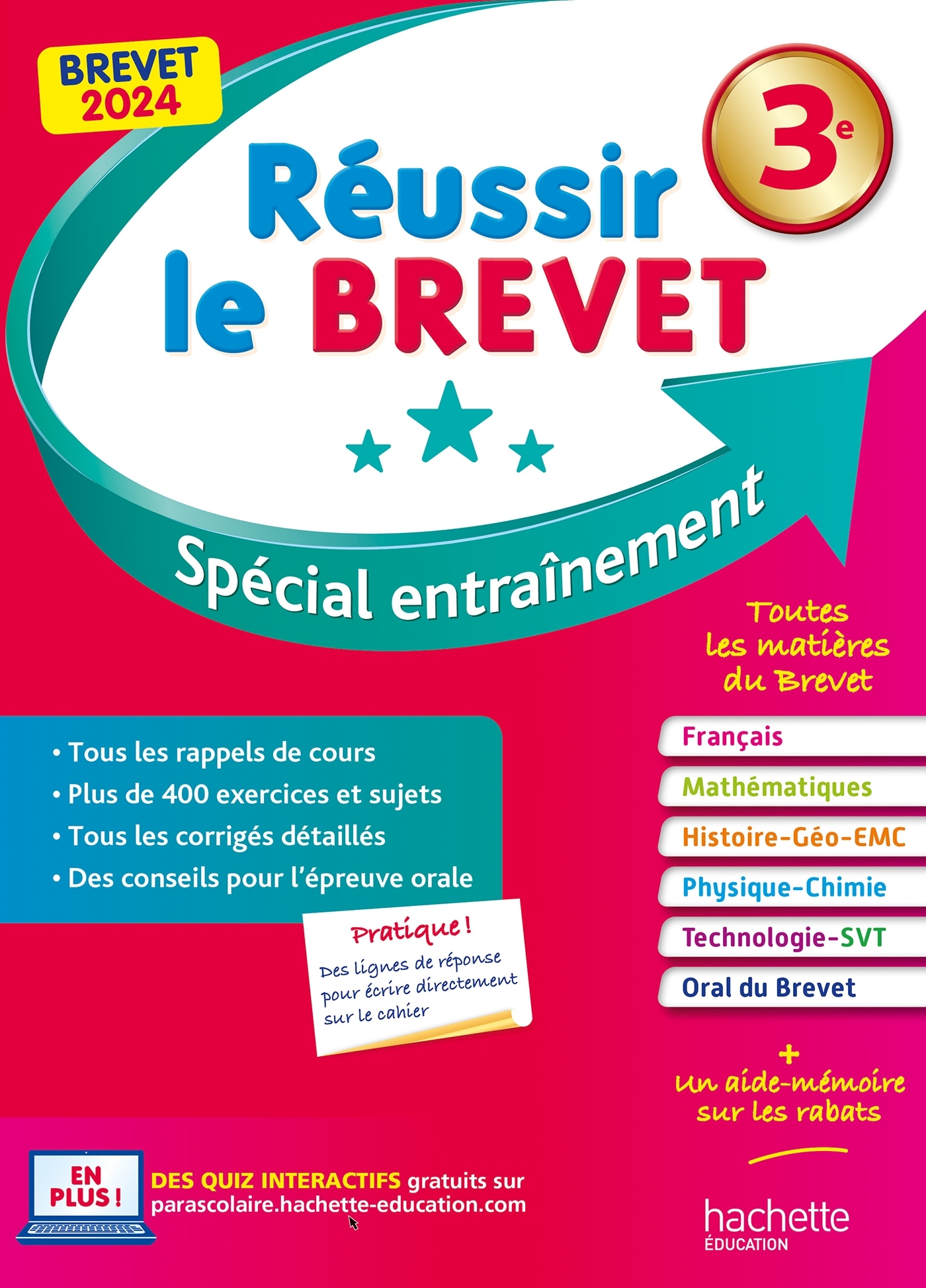 REUSSIR LE BREVET 2024 - Isabelle Lisle - HACHETTE EDUC