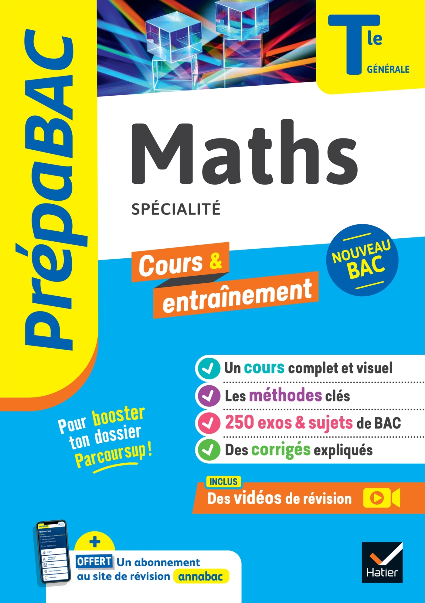 Prépabac - Maths (spécialité) Tle générale - Bac 2025 - Michel Abadie - HATIER