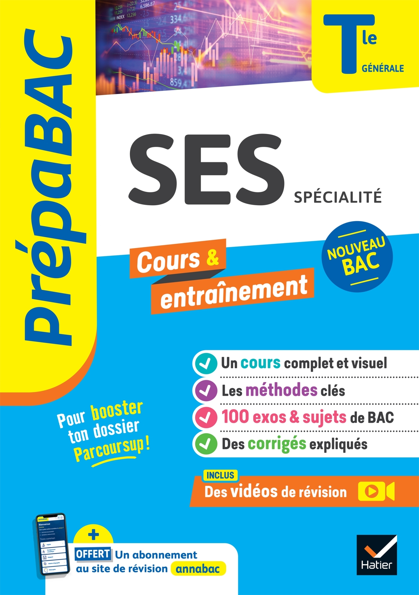 Prépabac - SES Tle générale (spécialité) - Bac 2025 - Séverine Bachelerie-Marteau - HATIER