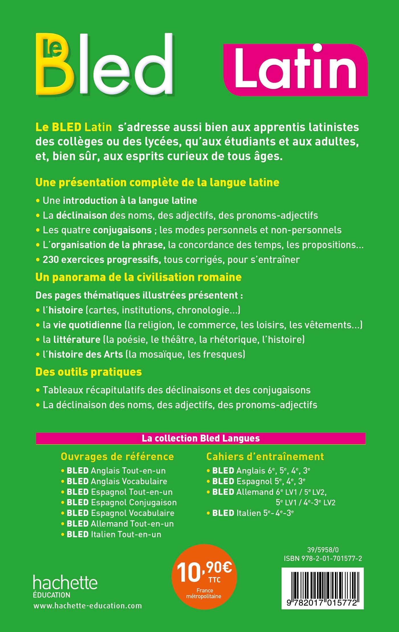 BLED LATIN -   - HACHETTE EDUC