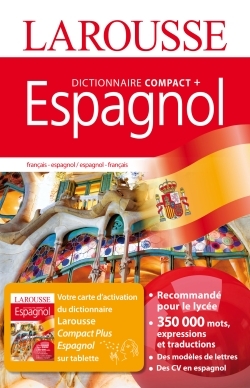 COMPACT PLUS FRANCAIS ESPAGNOL 2 EN 1 + CARTE D-ACTIVATION -   - LAROUSSE