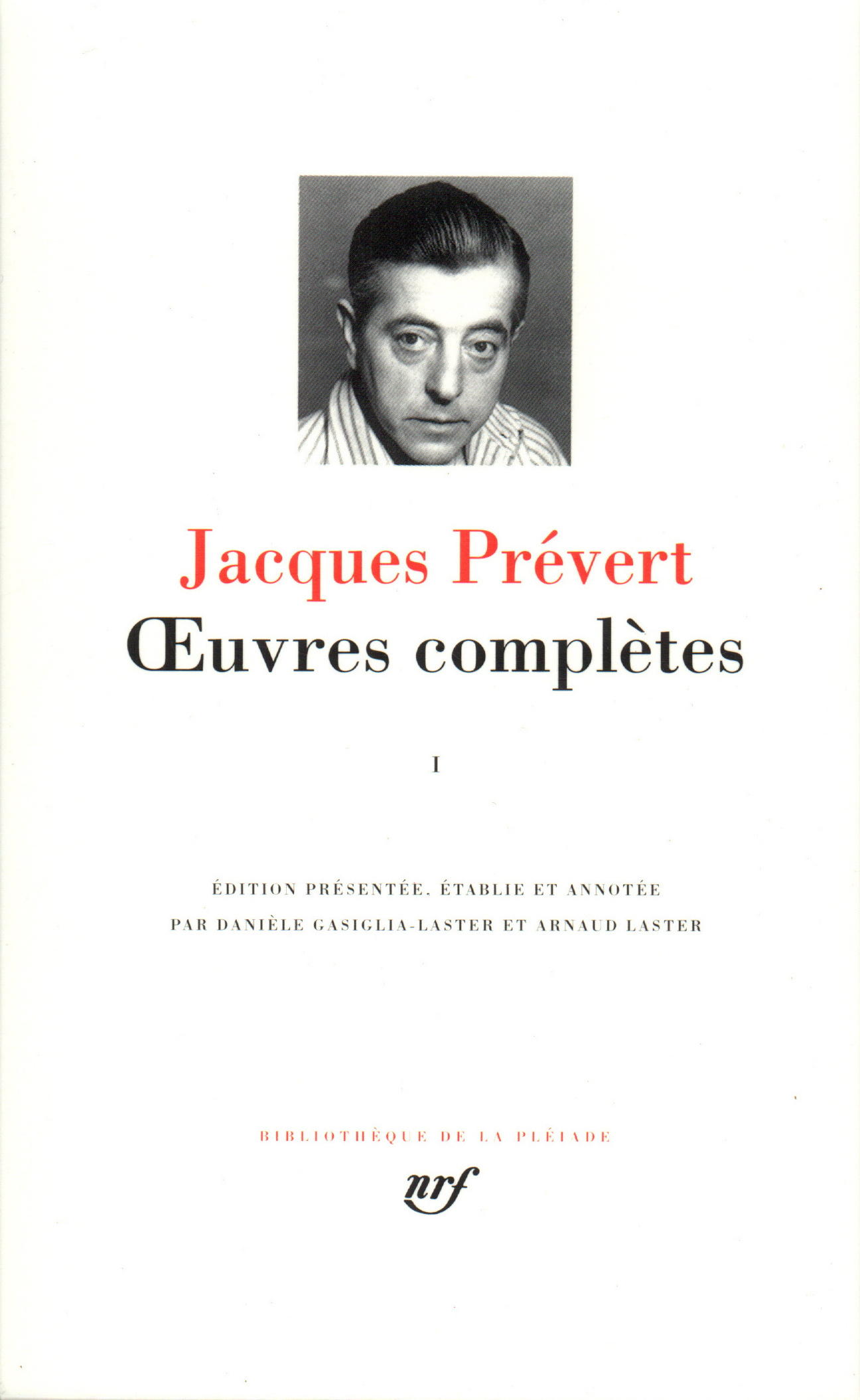 PREVERT I - Jacques Prévert - GALLIMARD