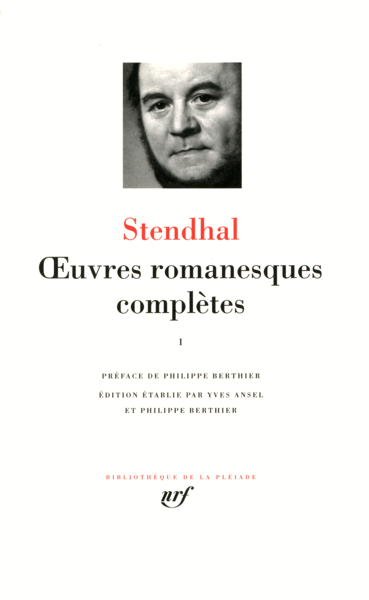 OEUVRES ROMANESQUES COMPLETES -  Stendhal - GALLIMARD