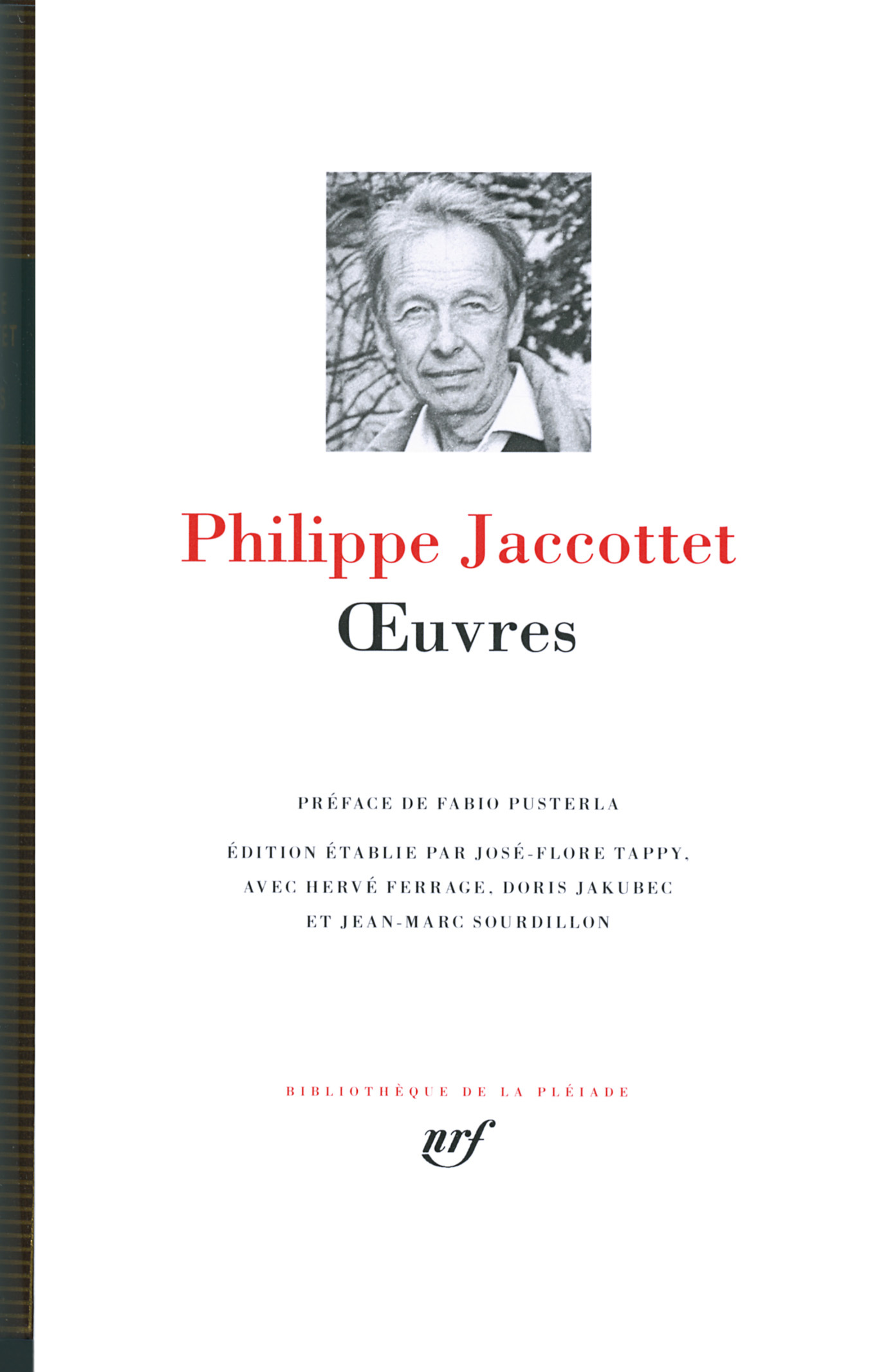 OEUVRES - Philippe JACCOTTET - GALLIMARD