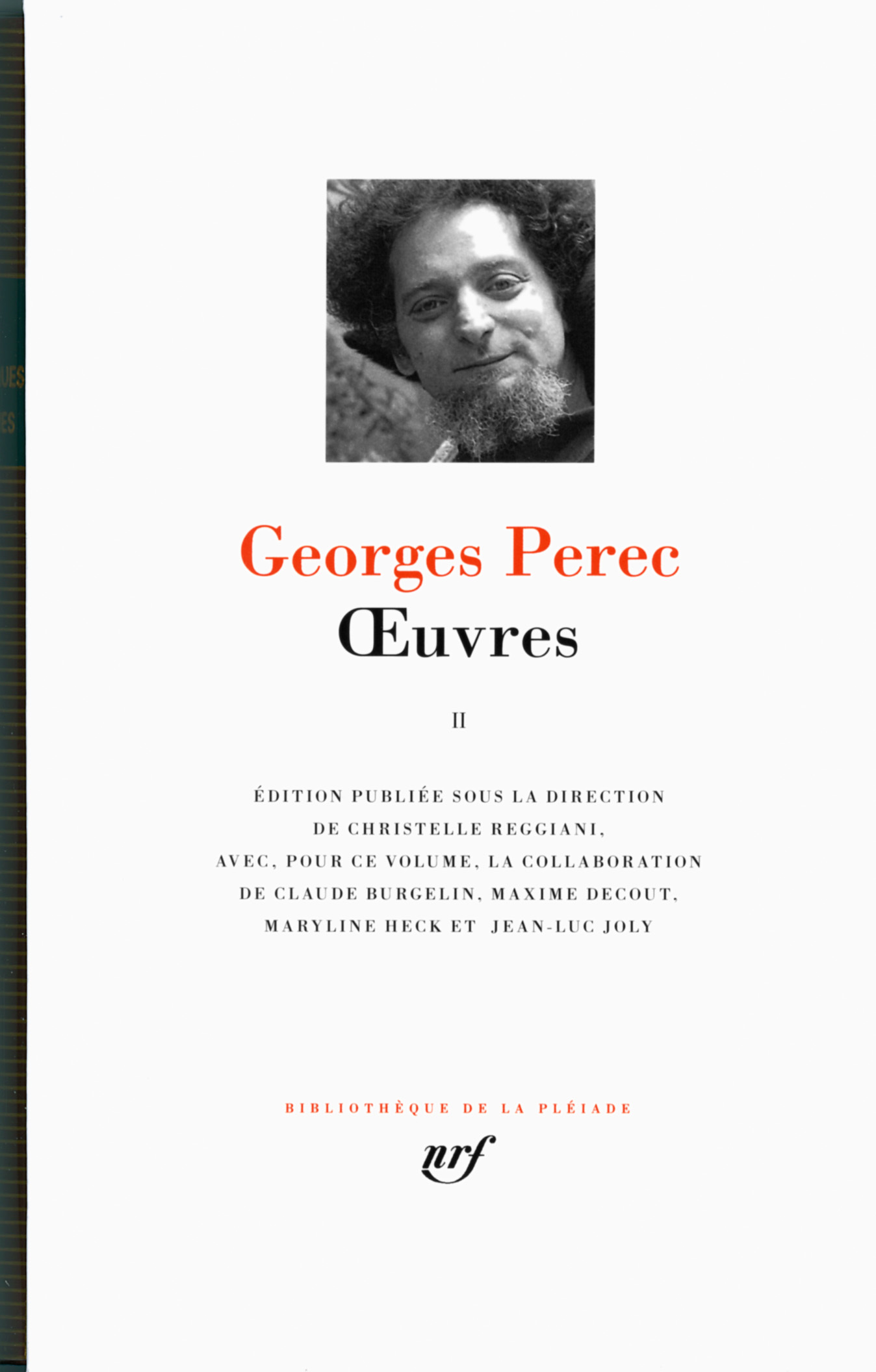 OEUVRES T2 - Georges Perec - GALLIMARD