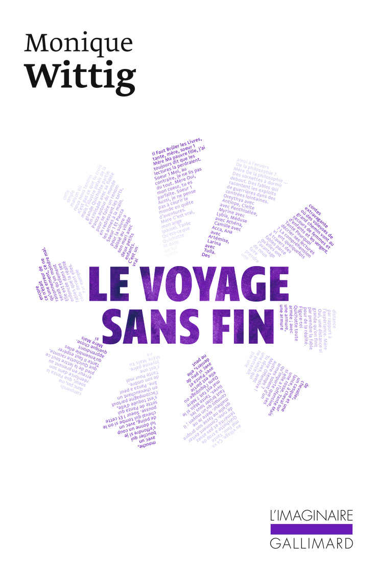 LE VOYAGE SANS FIN - Monique Wittig - GALLIMARD