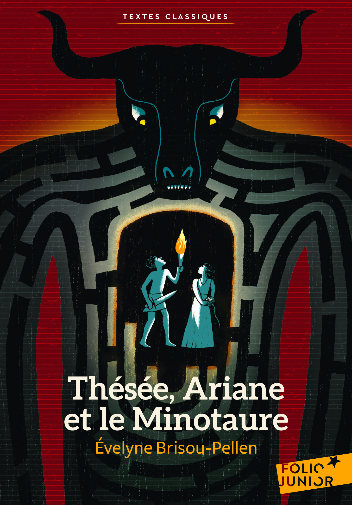 THESEE, ARIANE ET LE MINOTAURE - Évelyne Brisou-Pellen - GALLIMARD JEUNE