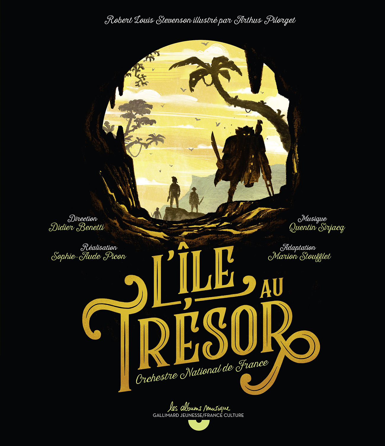 L-ILE AU TRESOR LIVRE-CD - Robert Louis Stevenson - GALLIMARD JEUNE