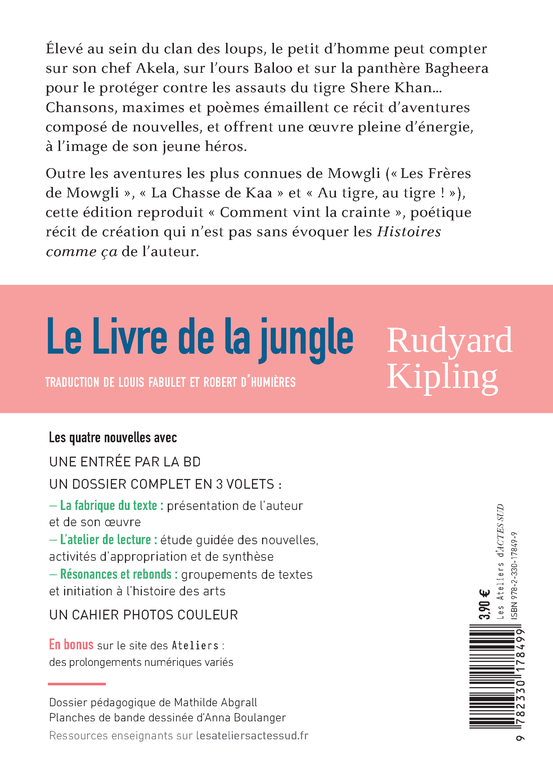 LE LIVRE DE LA JUNGLE - Rudyard Kipling - ACTES SUD