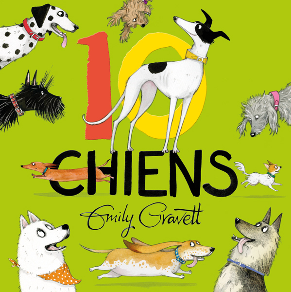 10 CHIENS - Emily Gravett - KALEIDOSCOPE