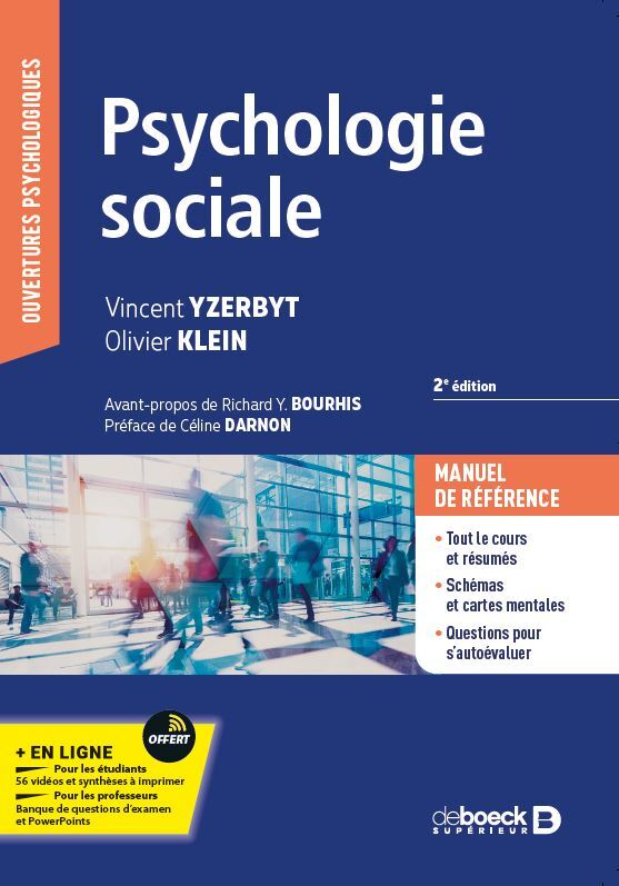 PSYCHOLOGIE SOCIALE - Vincent Yzerbyt - DE BOECK SUP