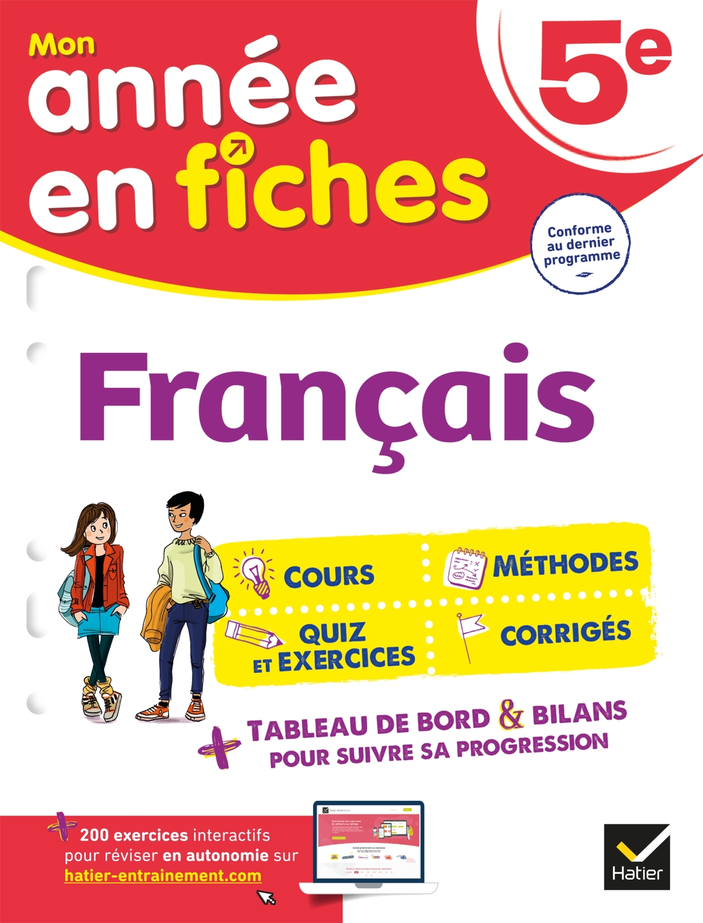 FRANCAIS 5EME - FICHES DE REVISION & EXERCICES - Malika Behlouli - HATIER