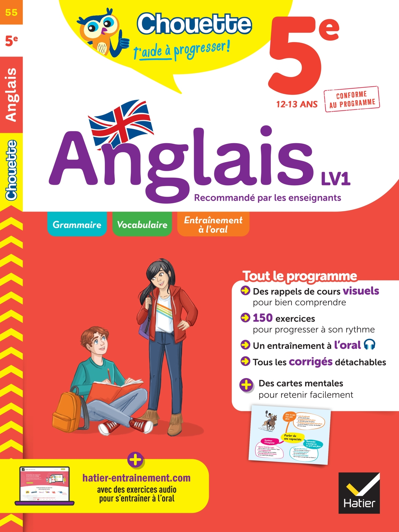 ANGLAIS 5EME - LV1 (A1+, A2) - CAHIER DE REVISION ET D-ENTRAINEMENT - Nicole Nemni-Nataf - HATIER