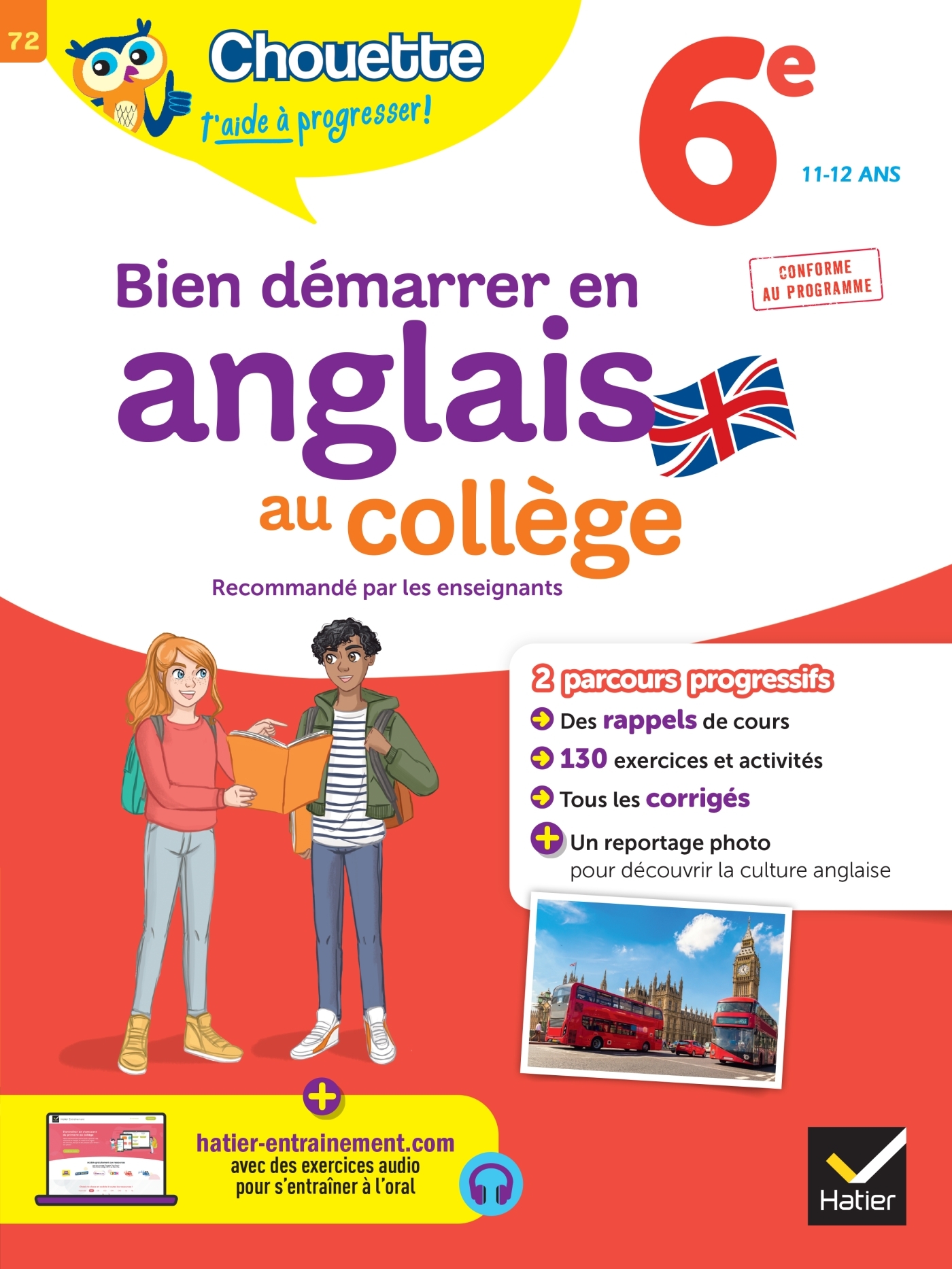 BIEN DEMARRER EN ANGLAIS AU COLLEGE 6E (A1 VERS A2) - AVEC DEUX PARCOURS DE NIVEAUX PROGRESSIFS - Violet Jauffret - HATIER