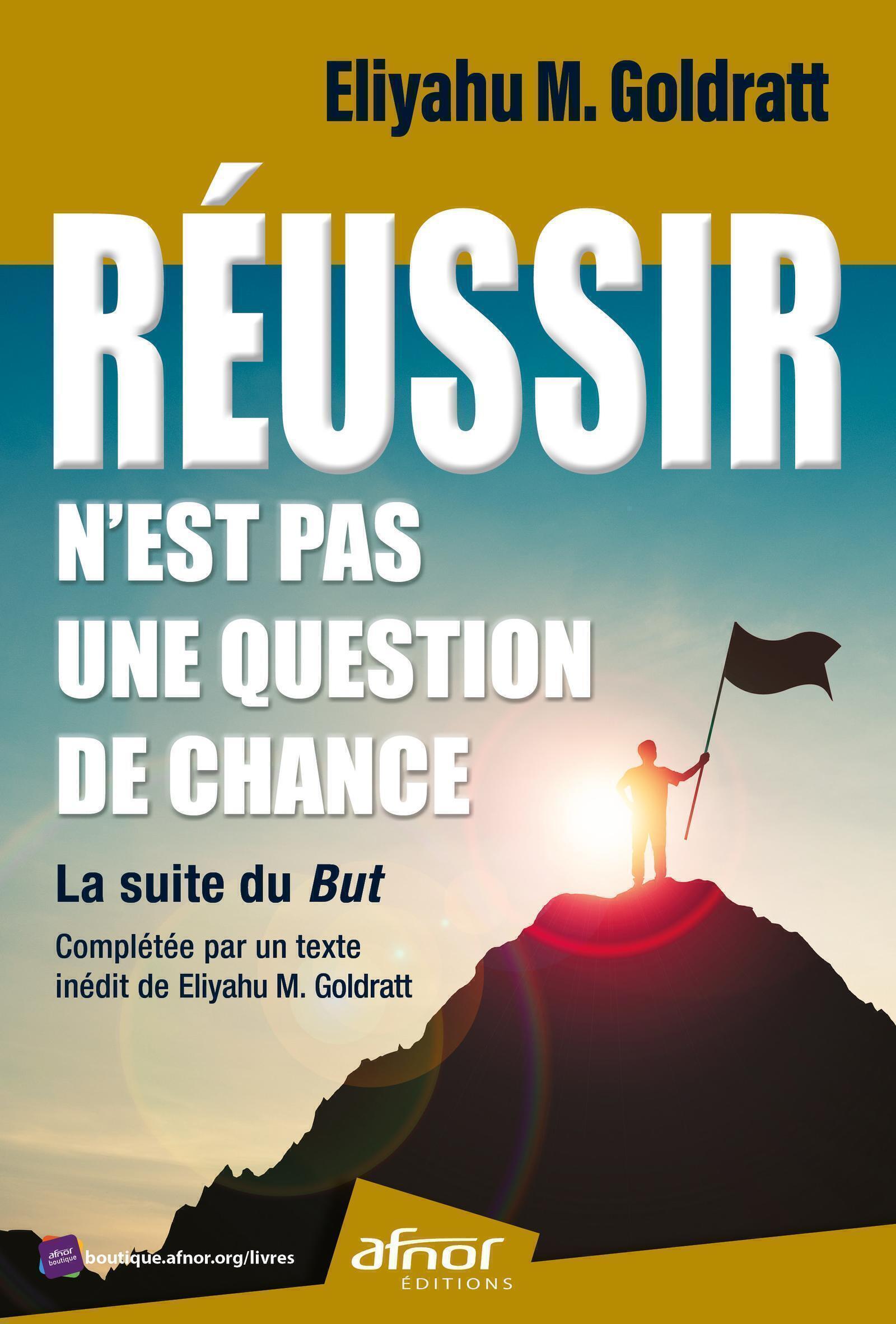 REUSSIR N-EST PAS UNE QUESTION DE CHANCE - LA SUITE DU BUT - COMPLETE PAR UN TEXTE INEDIT - Eliyahu M. Goldratt - AFNOR