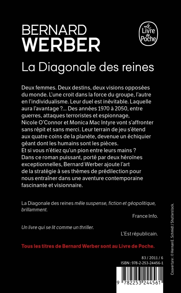 LA DIAGONALE DES REINES - Bernard Werber - LGF