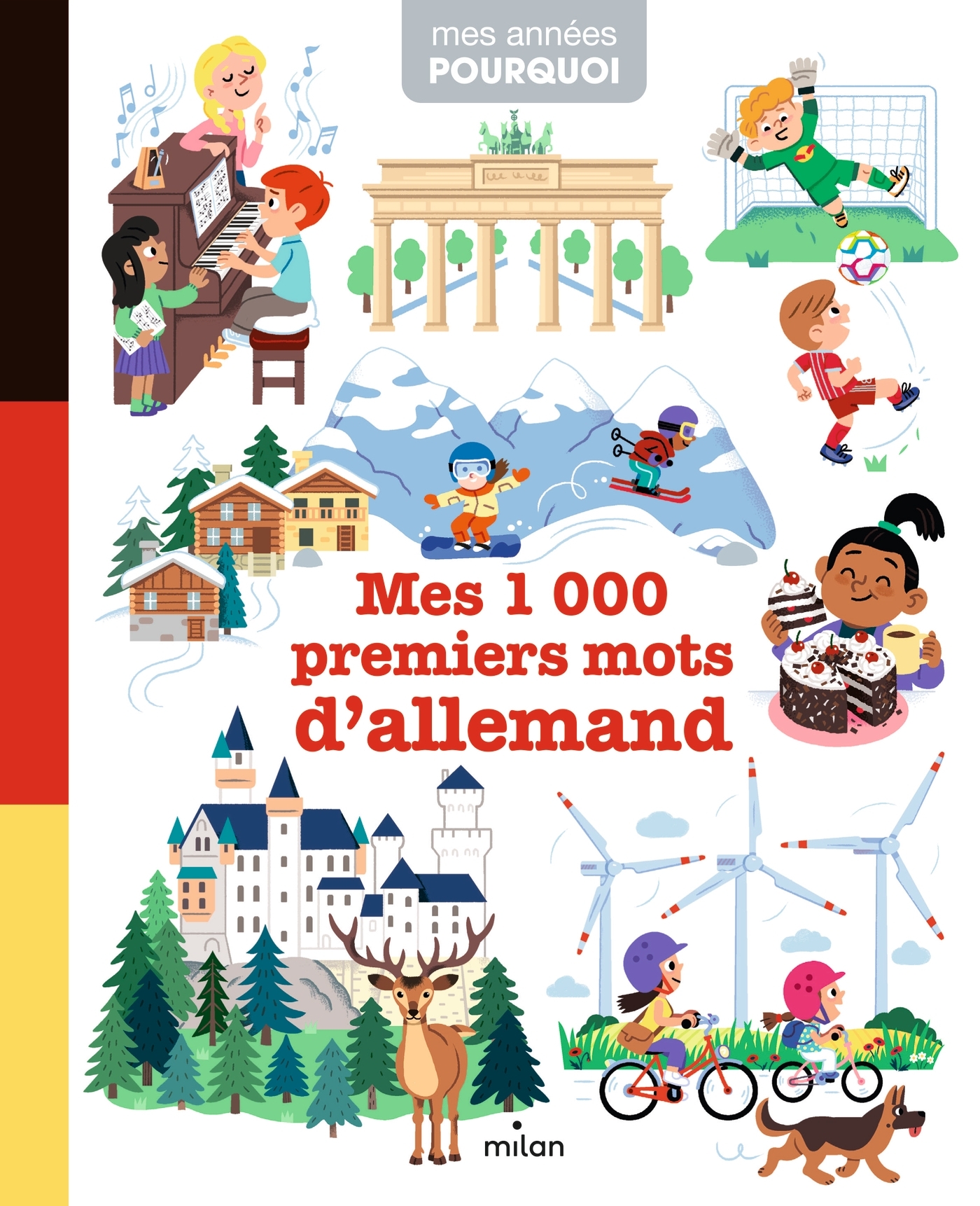 MES 1000 PREMIERS MOTS D-ALLEMAND -   - MILAN