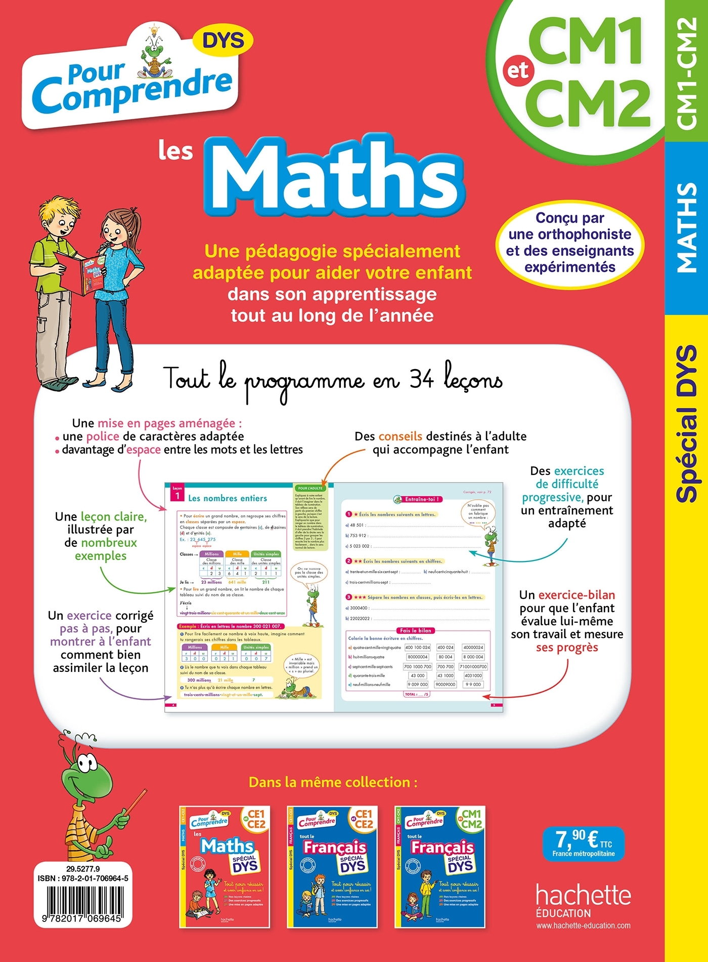 POUR COMPRENDRE LES MATHS CM1-CM2 DYSLEXIE - Laure Brémont - HACHETTE EDUC