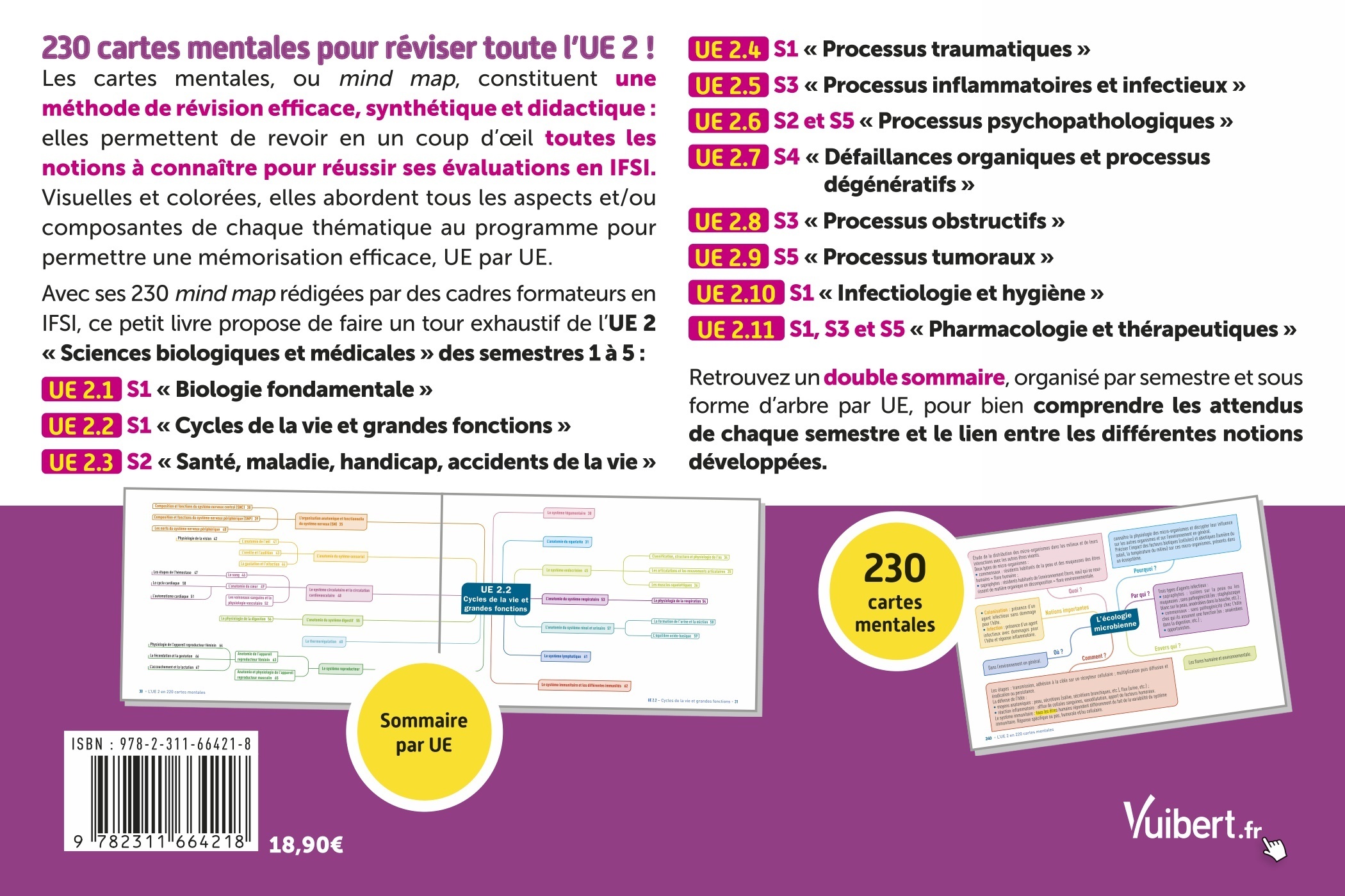 Mémento 100% visuel - L'UE 2 en 230 cartes mentales - IFSI - Laurent Soyer - VUIBERT