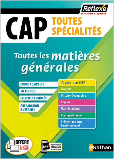 CAP (TOUTES LES MATIERES REFLEXE N 20) 2020 - VOL20 - Alexandra Monot - NATHAN