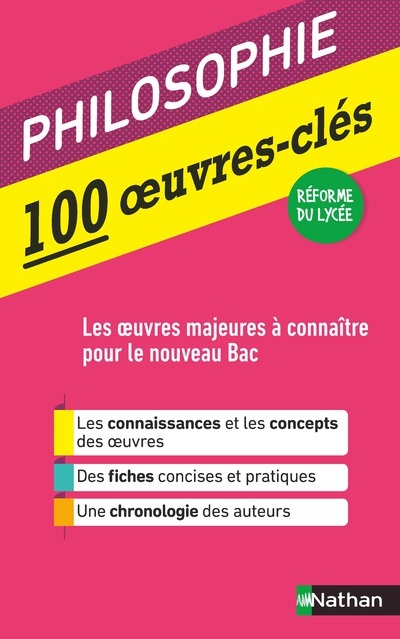 100 OEUVRES-CLES - PHILOSOPHIE - Eva Munoz - NATHAN