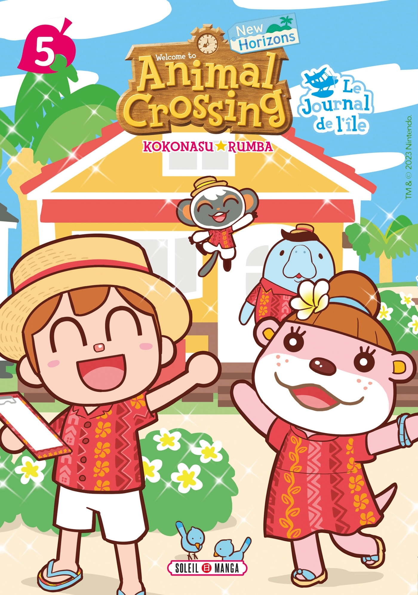 ANIMAL CROSSING : NEW HORIZONS - LE JOURNAL DE L-ILE T05 -  Nintendo - SOLEIL