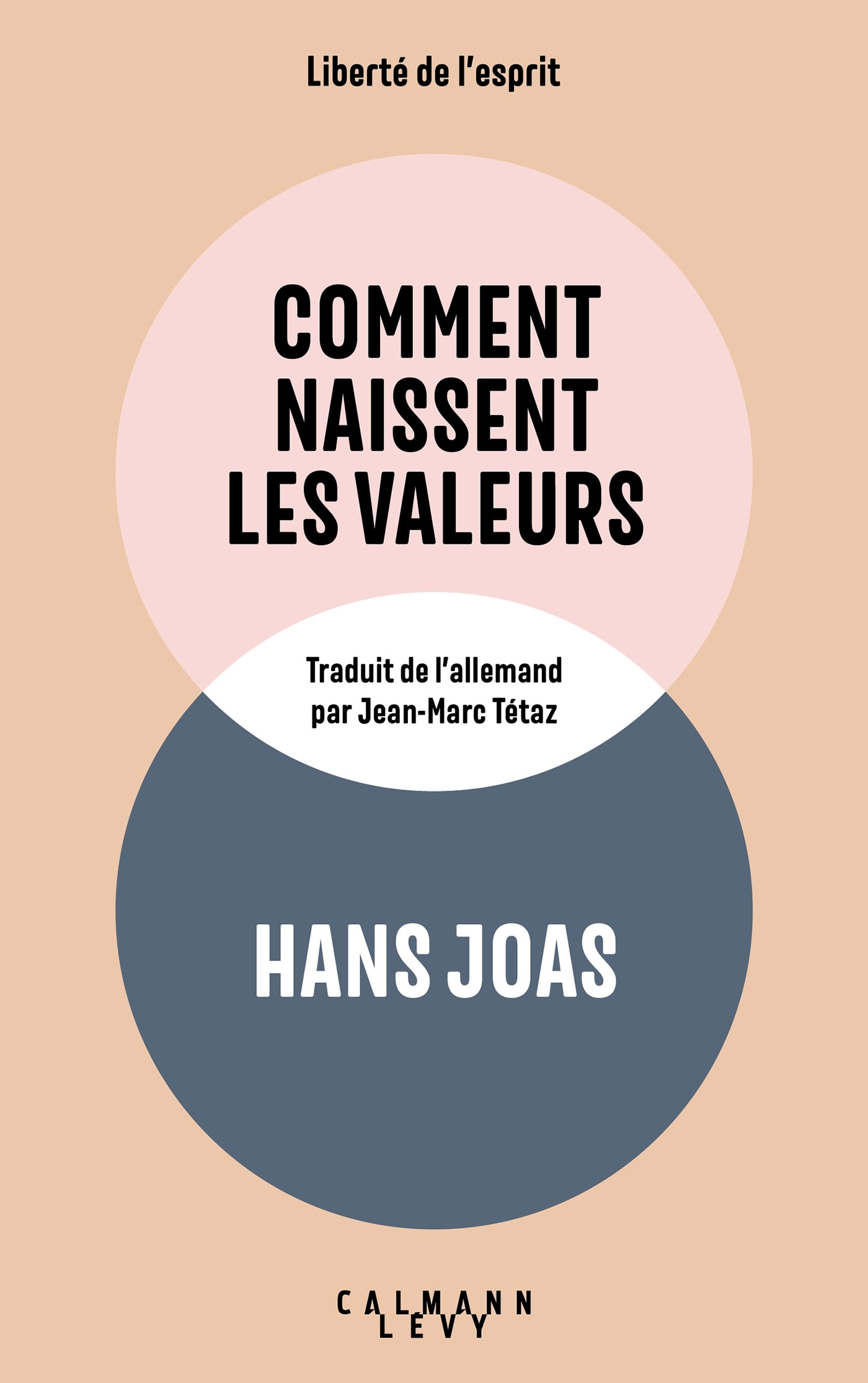 COMMENT NAISSENT LES VALEURS - Hans JOAS - CALMANN-LEVY