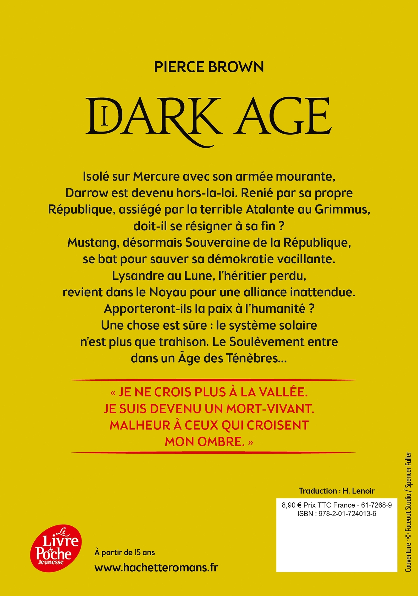 RED RISING - T05 - -DARK AGE - PARTIE 1 - Pierce Brown - POCHE JEUNESSE