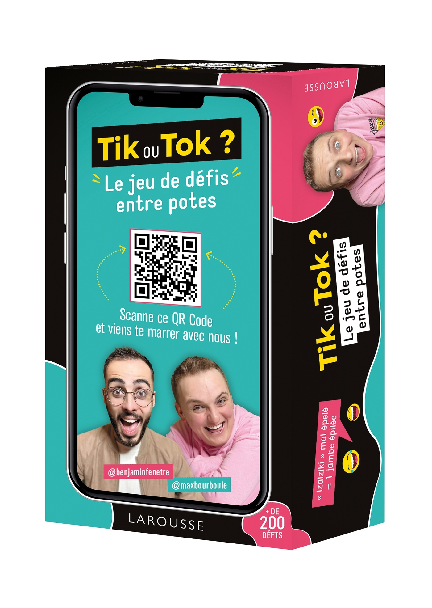 TIK OU TOK ? LE JEU DE DEFIS ENTRE POTES - Benjamin Fenêtre - LAROUSSE